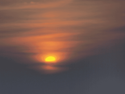 coucher de soleil Moras