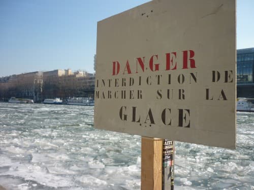 DANGER BASSIN DE LA VILETTE