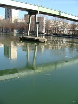 Dégel sur le Bassin de la Villette (MJL)