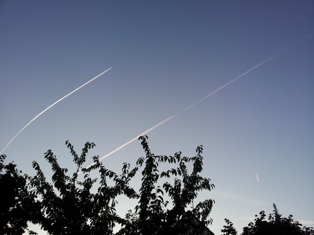 Départs en vacances dans le ciel...
