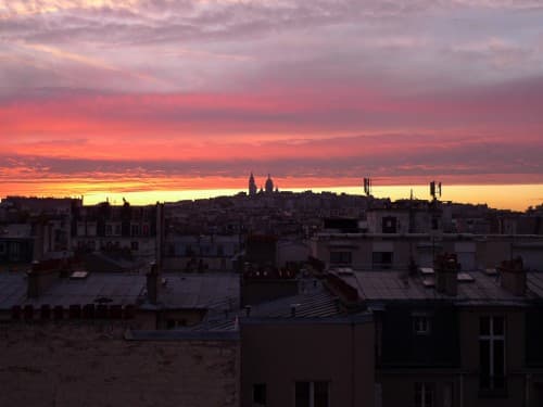 embrasement ou lever du soleil