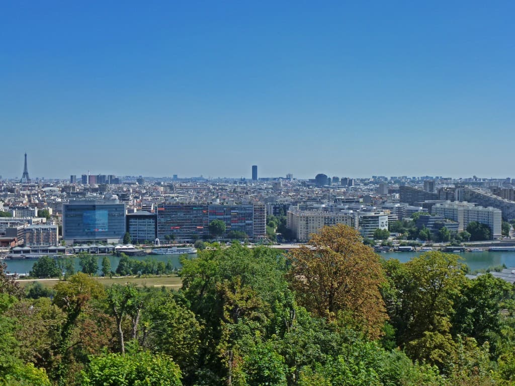 Hier matin : soleil sur Paris