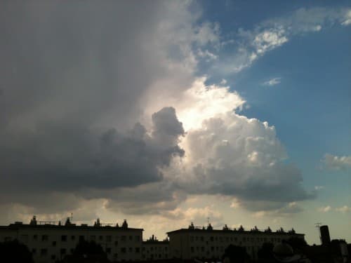 La pluie se prépare