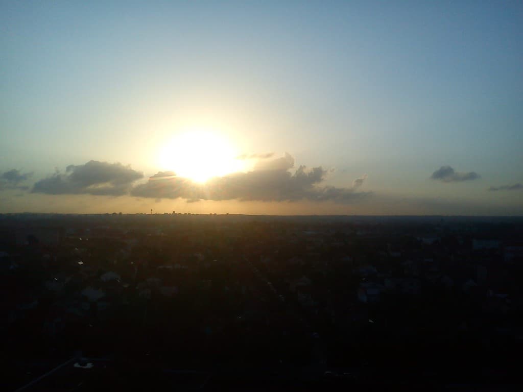 Lever de Soleil vue à Thiais