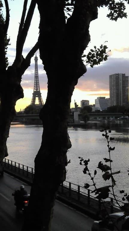 lever du solei Quai Louis Blériot, 