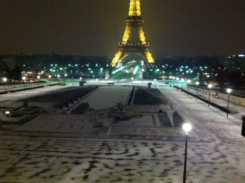 Neige de minuit par -6°C