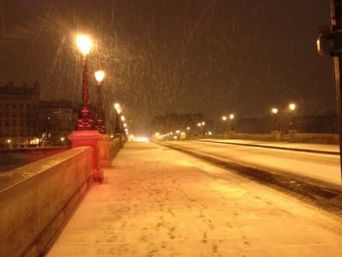 Neige par -6°C