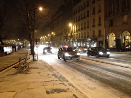 Neige par -6°C