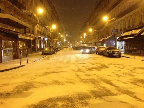 Neige par -6°C 