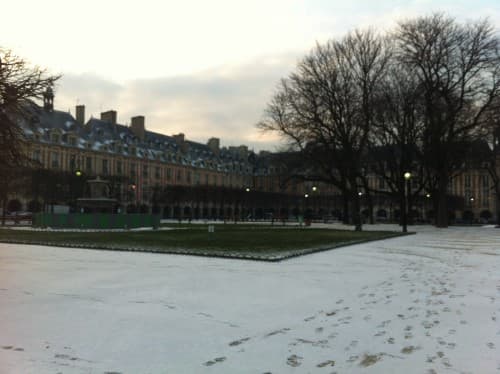 Neige Paris