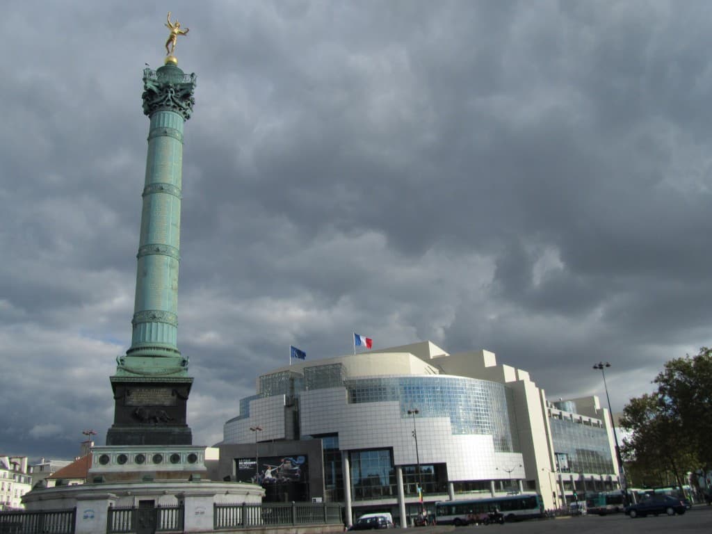 Nuages sur la Bastille
