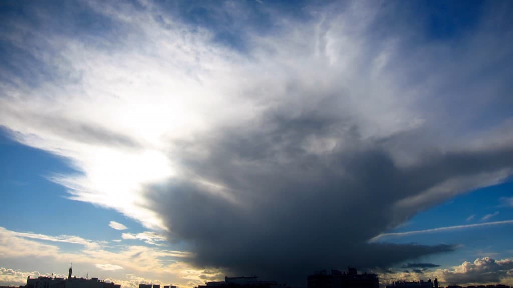 Orage de grêle