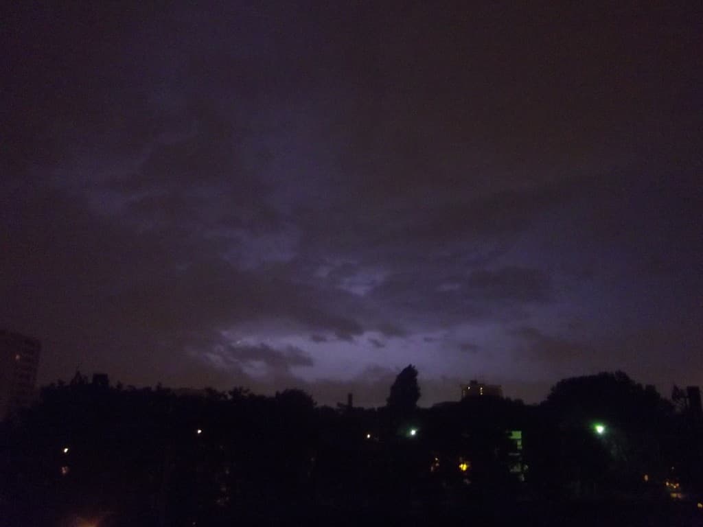 petit orage dans la nuit
