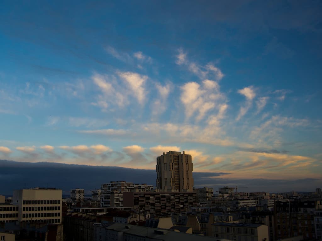 Raies de nuages