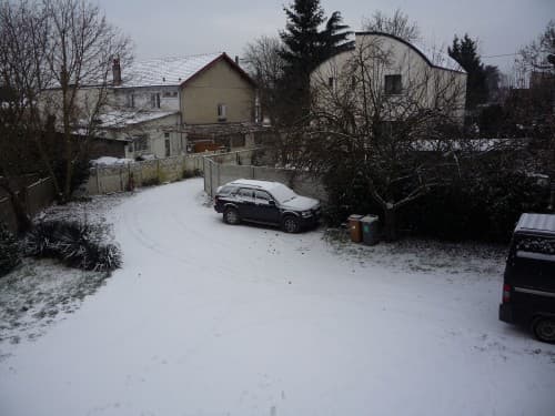 Réveil enfin blanc ce matin :)