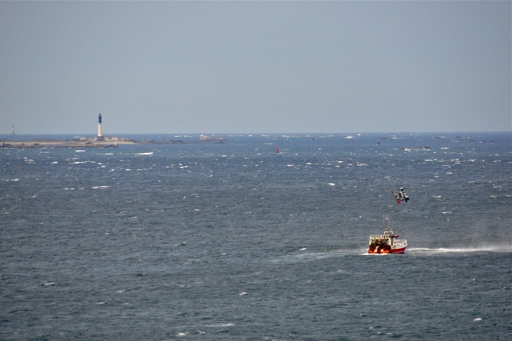 sauvetage à Pointe du Raz .