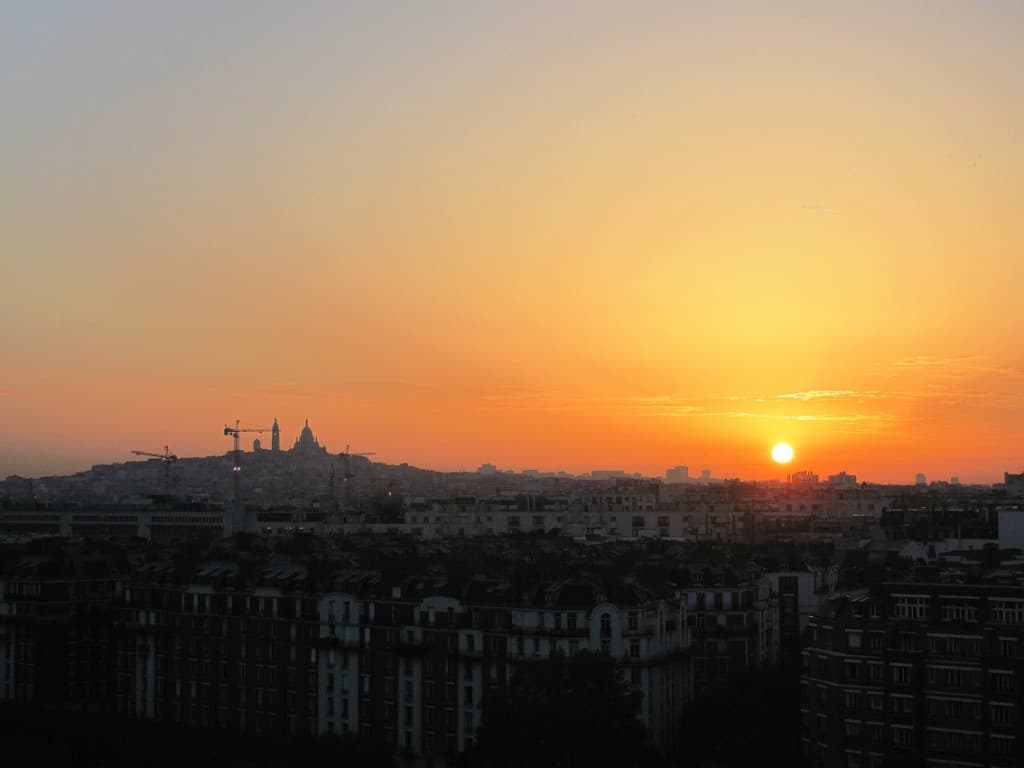Soleil à l'horizon