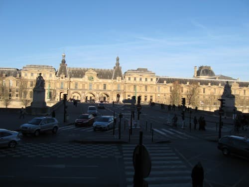 Soleil d'hiver sur le Palais du Louvre