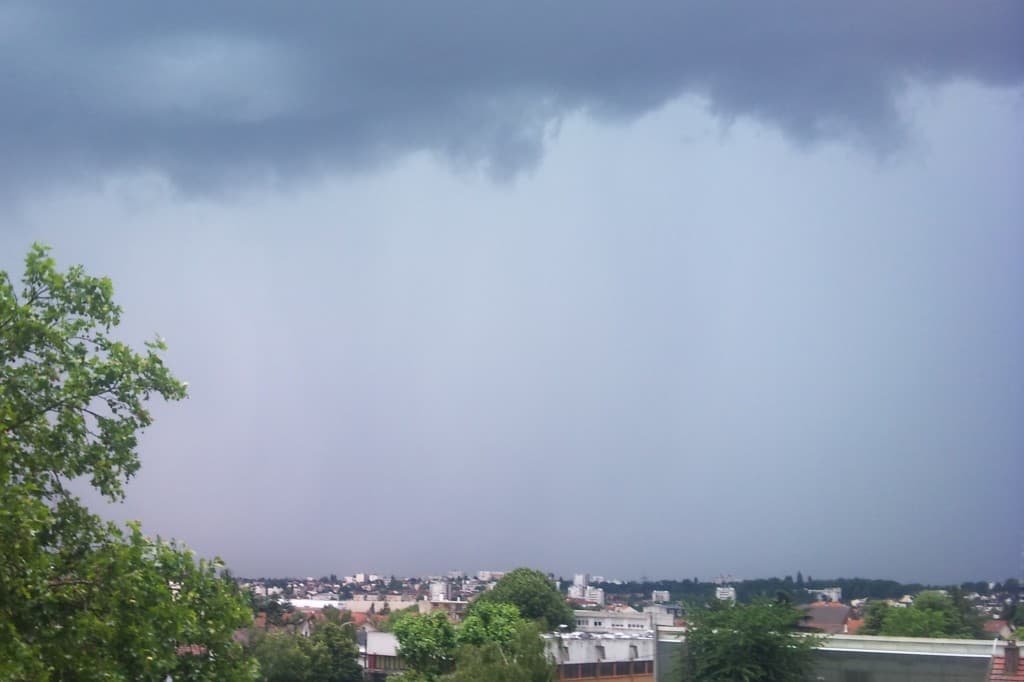 Violent orage en approche