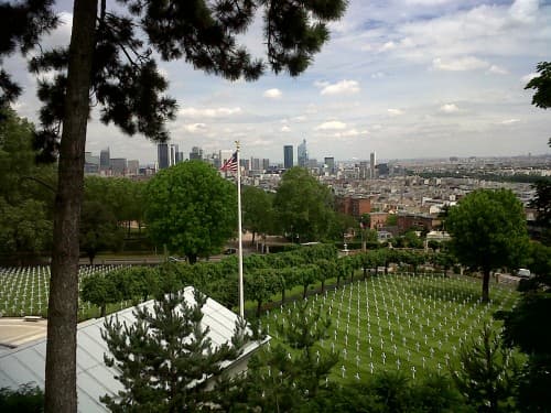 Vue sur Paris et la Défense, alt 150m