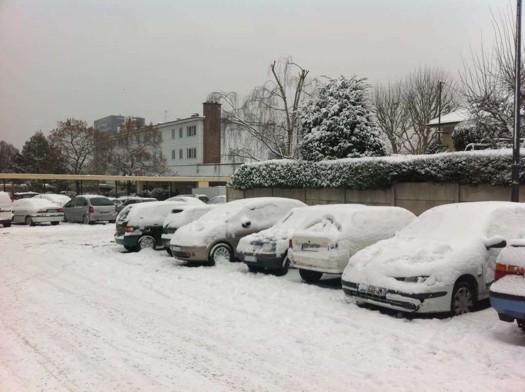6 cm de neige