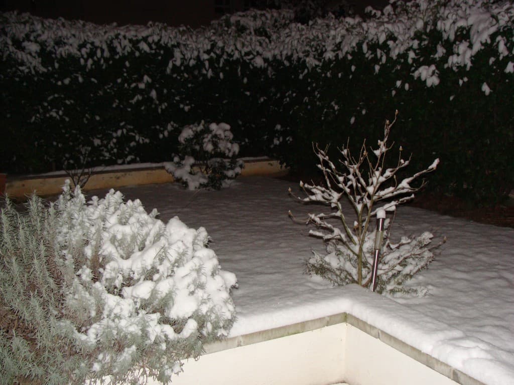 7cm de neige fraiche