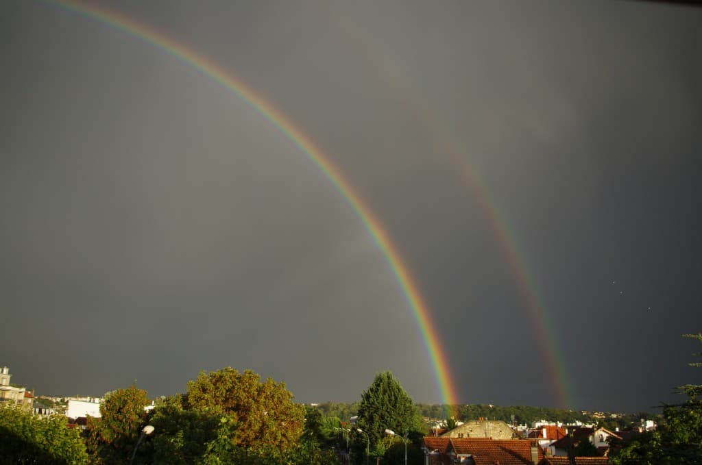 Arc en ciel double