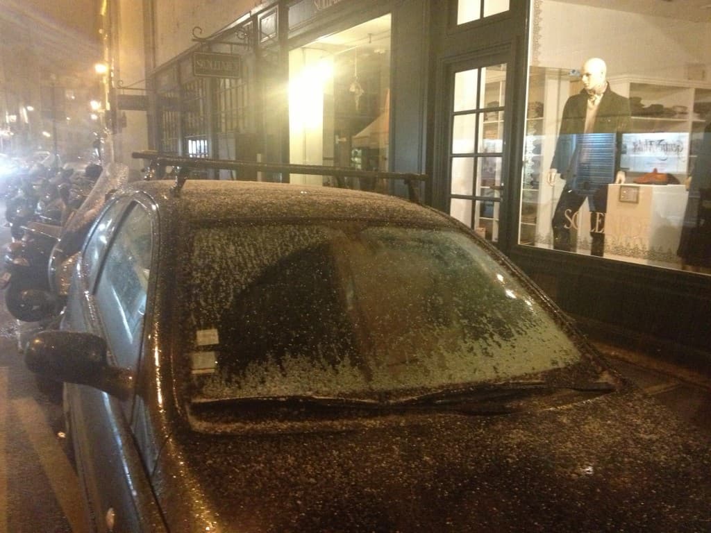 Averse de grésil