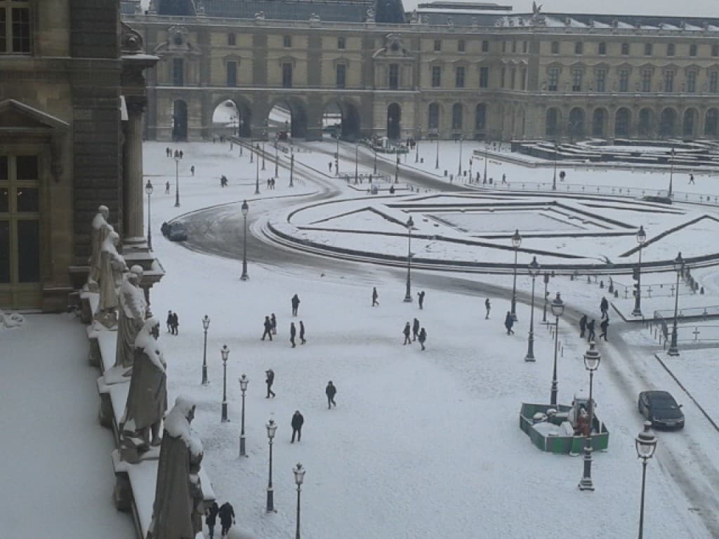 Belle vue du musée du Louvre