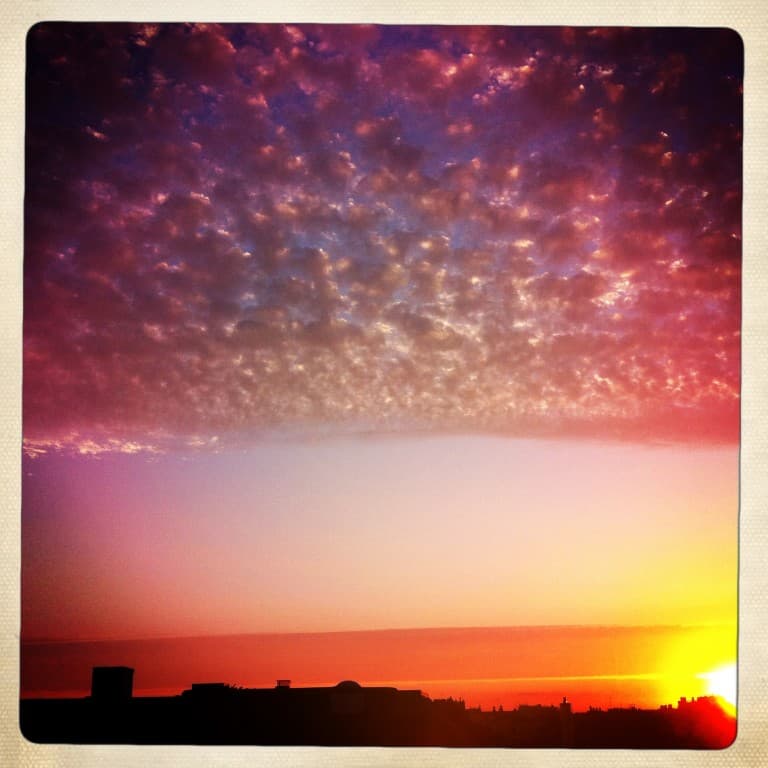 coucher brulant