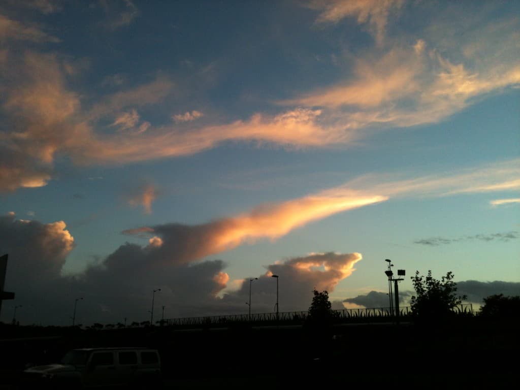 coucher de soleil