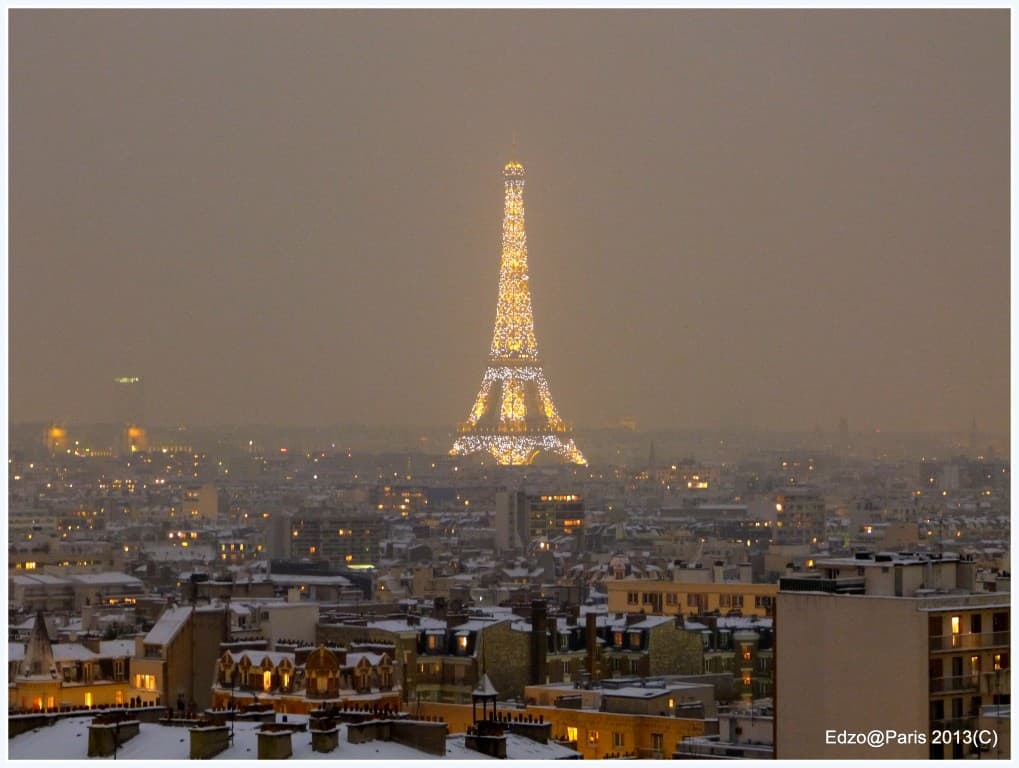 Crépuscule parisien !