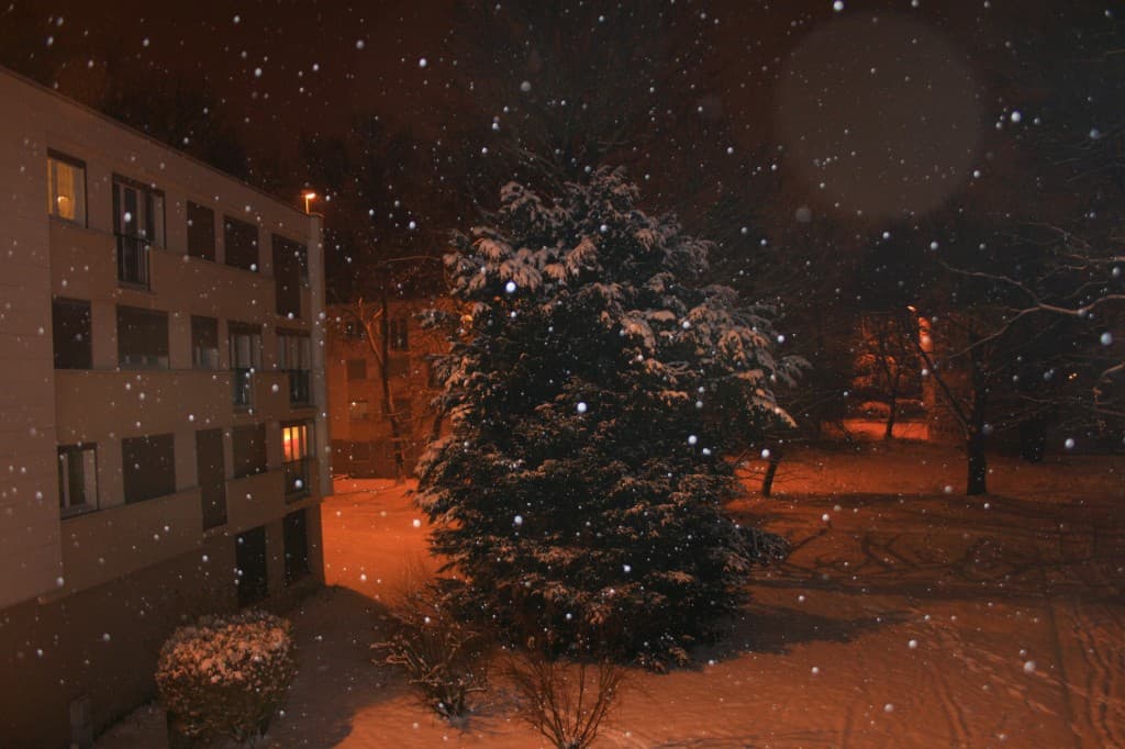 De nouveau de la neige