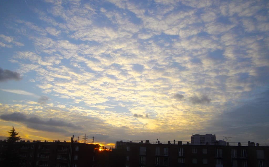 douce fin du jour sur Alfortville