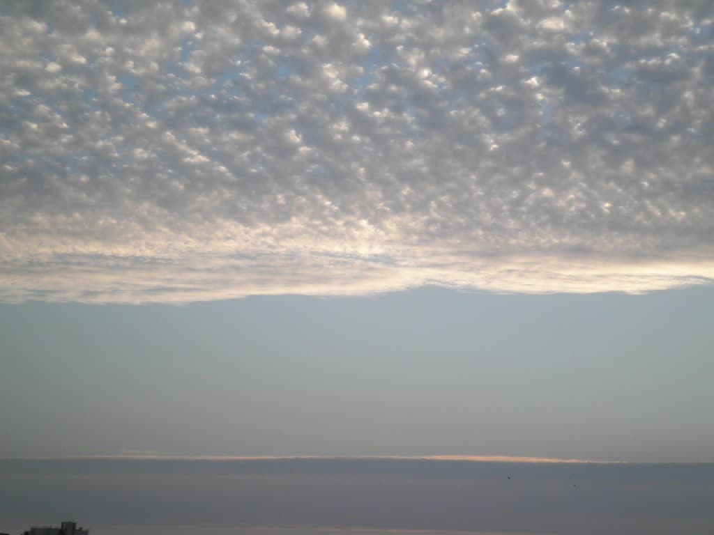 Drôles de nuages en ce vendredi soir 