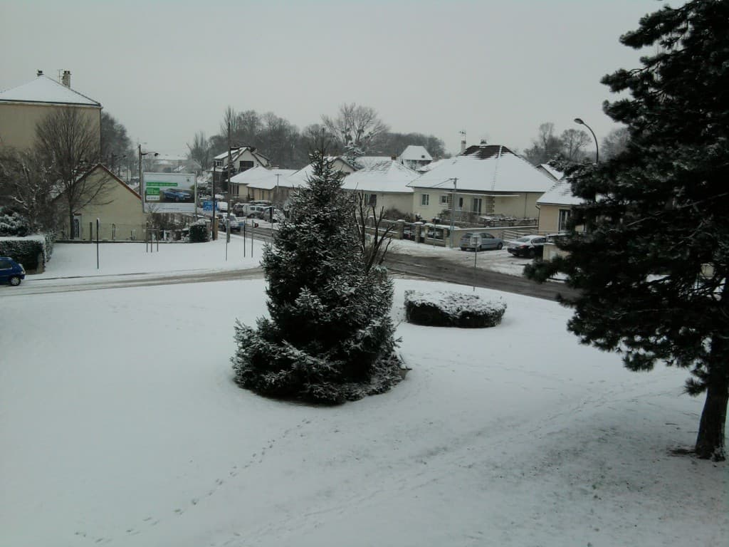 et voila la neige