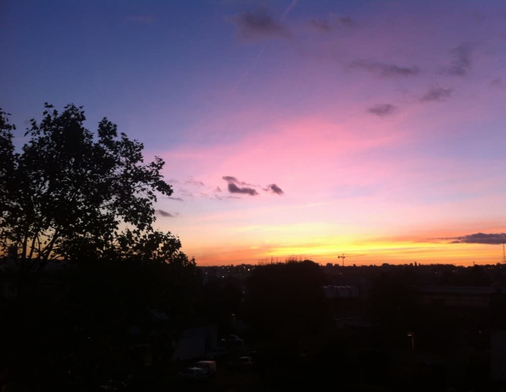 Fin d'une magnifique et calme journée