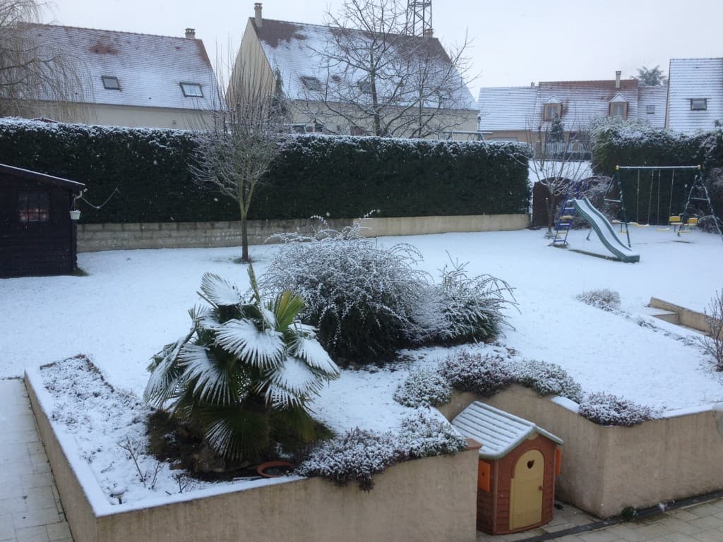 Fine couche de neige (2 cm)