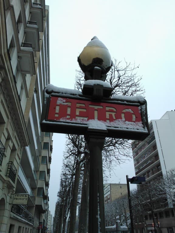 Jour de neige à Charenton