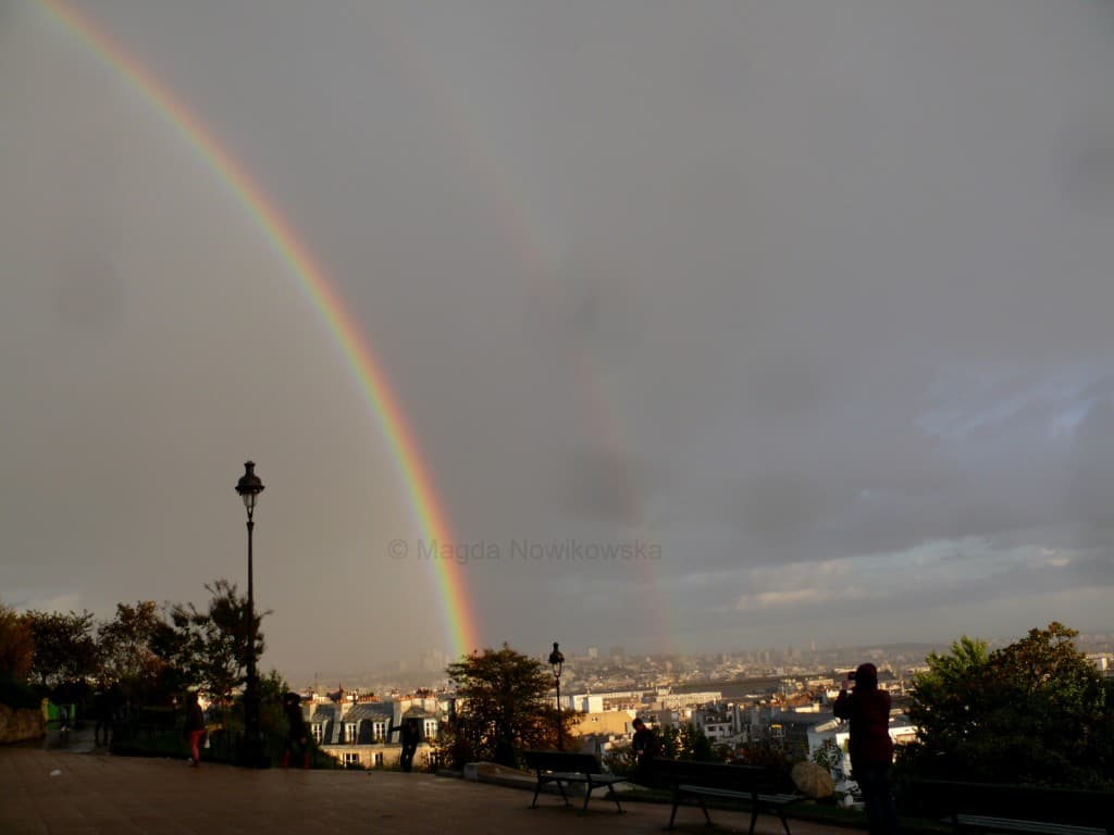 l'arc en ciel a Paris