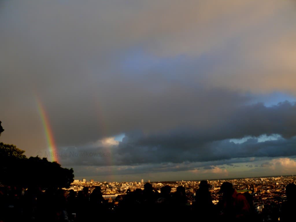 l'arc en ciel a Paris