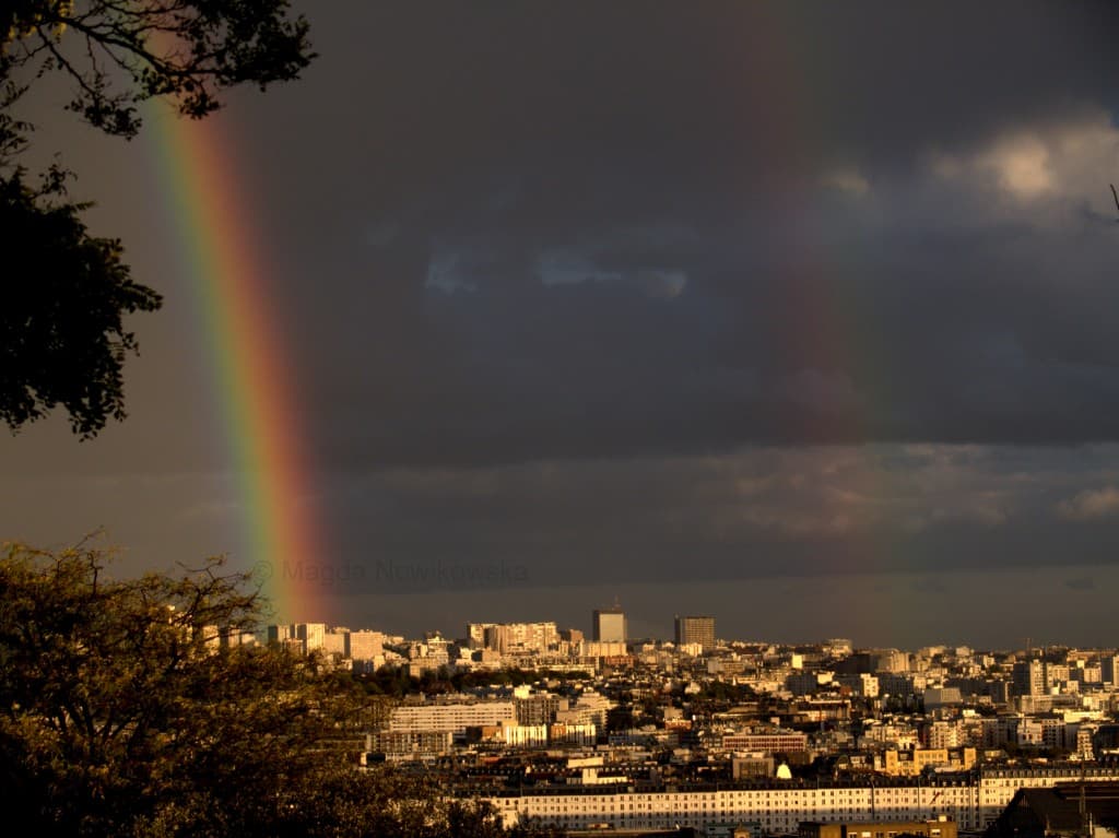 l'arc en ciel a Paris