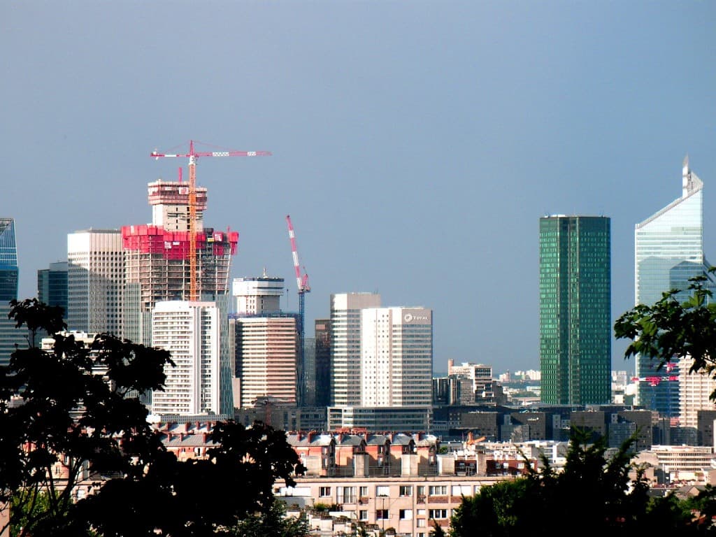 La Défense après l'orage