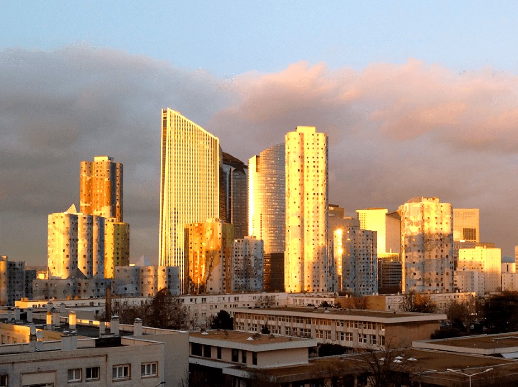 La Défense vue de Nanterre