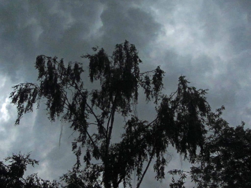 Le ciel hier matin
