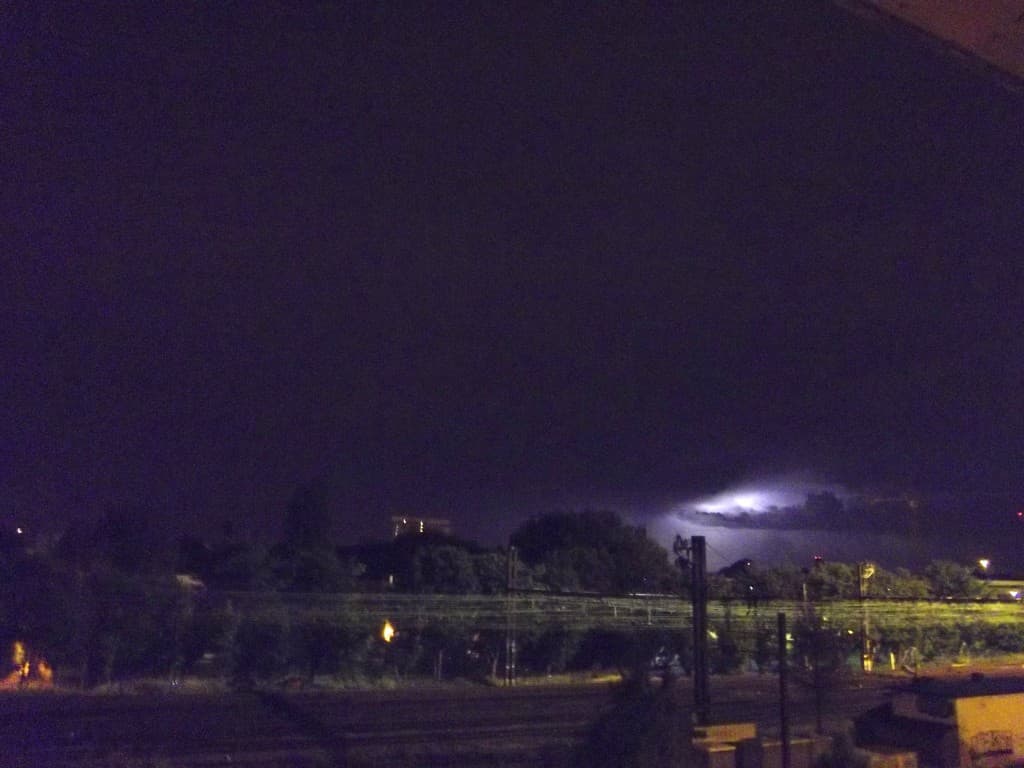 lueur d'orage