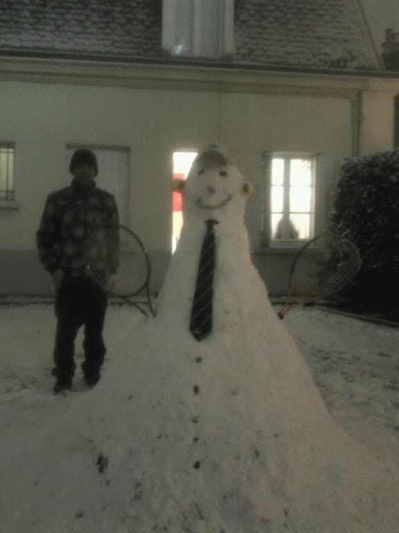 neige a paris