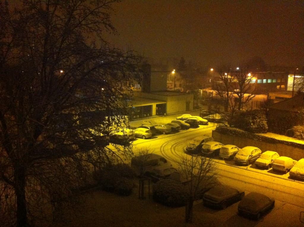 Neige sur le 93
