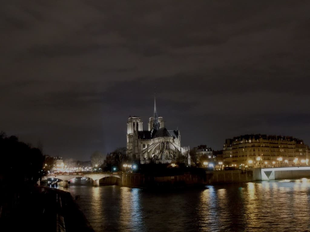 Notre-Dame vue de dos