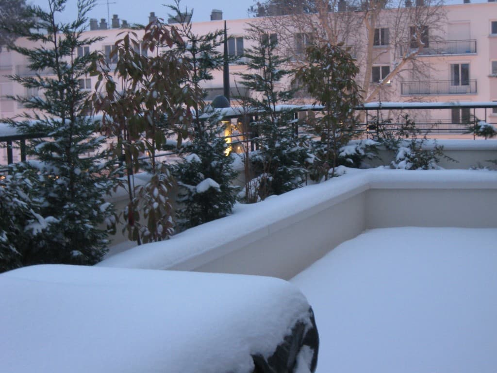 Notre terrasse à 08h30